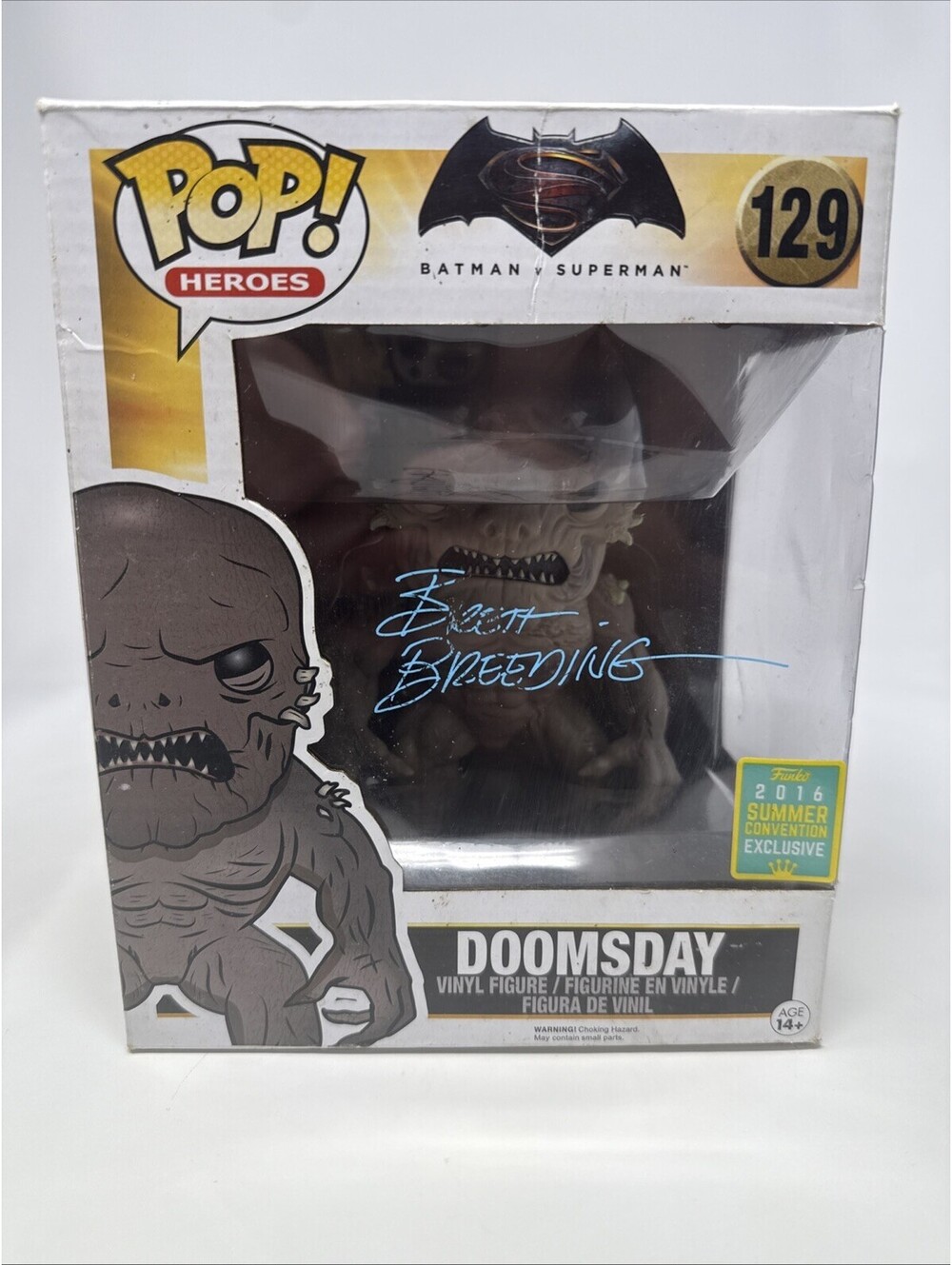 Funko Pop! Heroes Batman v Superman Doomsday # 129 Vinyl Figure 2016 Summer Conv